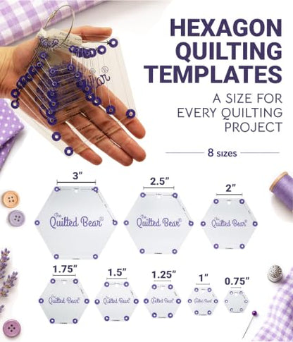 Hexagon Quilting Templates