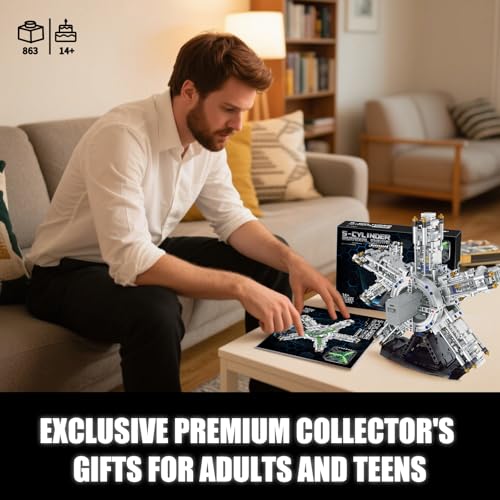 5 Cylinder Radial Engine Building Set
