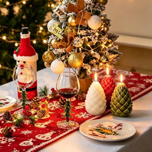 Christmas Pinecone Candle Mold