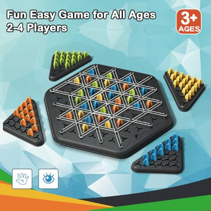 Chain Triangle Chess Game (50 Count)