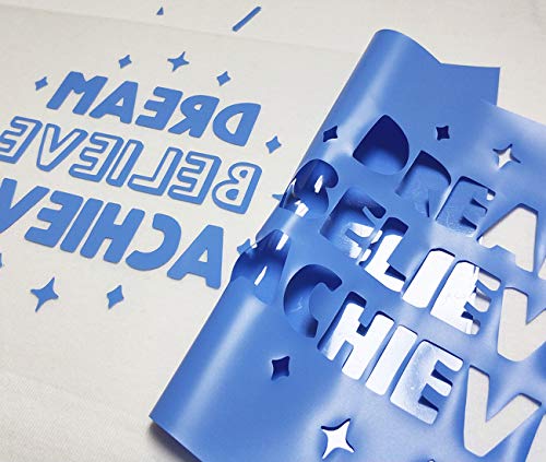 Sky Blue Heat Transfer Vinyl HTV Rolls (8 Foot)