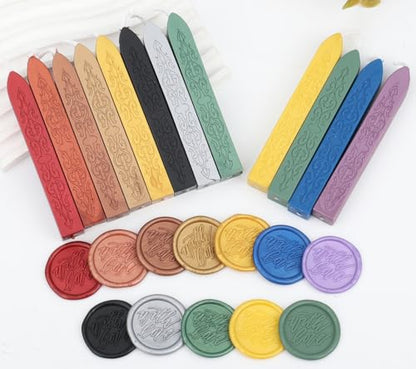 8Pcs Sealing Wax Sticks with Wicks (3 Ounce)