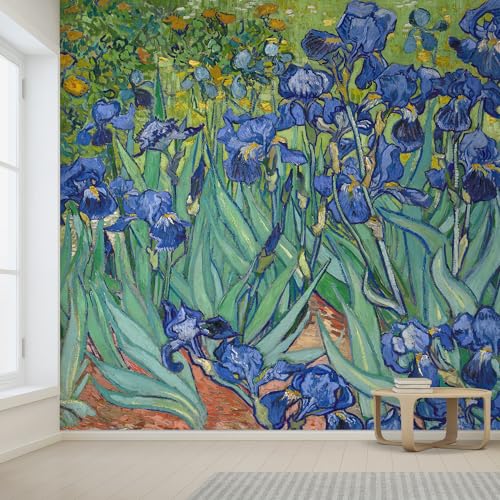 Wall Sticker Wall Mural Irises by Vincent Van Gogh Dutch Impressionism