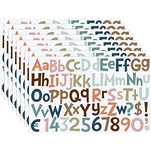544 Pcs 16 Sheets Large Alphabet Stickers 2 Inch