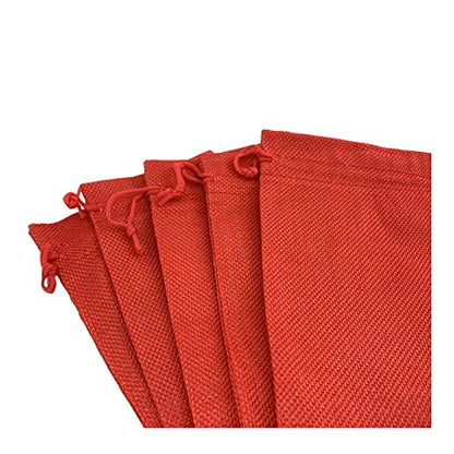 Pack of 25 Burlap Gift Bags with Drawstring Linen Jewelry Pouches Wedding Hessian Jute Bags for Birthday and Treat Pouches Party Wedding Favors Gift