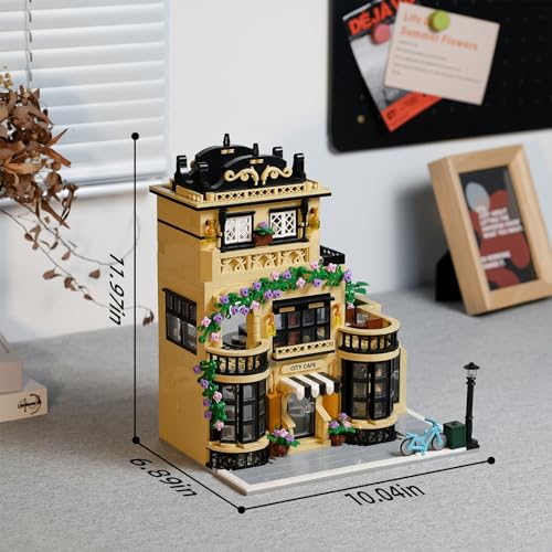 Flowers City Coffee Shop Building Set for Adults