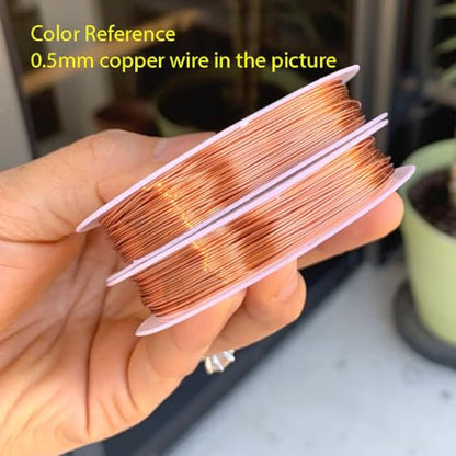 131 Feet Tarnish Resistant Jewelry Copper Wire 0.8mm