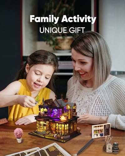 DIY Miniature House Kit Dollhouse Kit for Adults to Build Mini Magic House