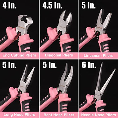 6 Piece Mini Pliers Set (6 Count)