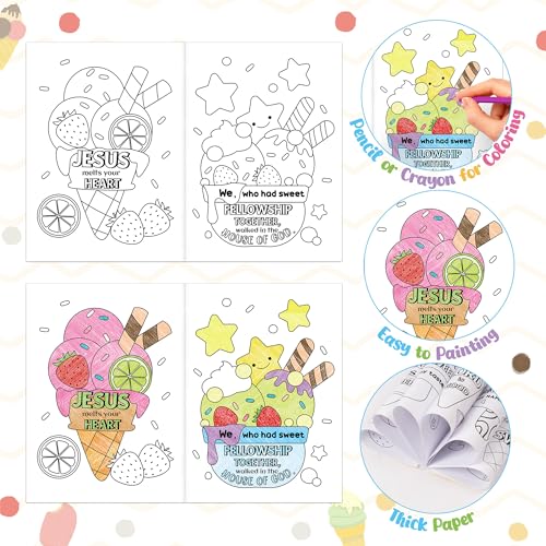 Ice Cream Coloring Books (24 Count)