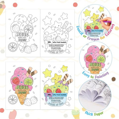 Ice Cream Coloring Books (24 Count)