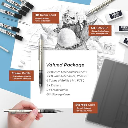 Art Mechanical Pencil Set in Case (4 Count)