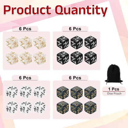 24Pcs Magic Dice Counters (24 Count)
