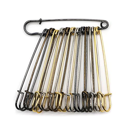 16pcs Extra Large 4inch Safety Pins for Crafting