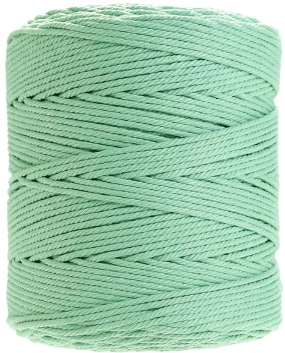 Macrame Cord 4mm x 328yards Natural Macrame Cotton Rope Colored Macrame Rope Soft Cotton Cord Macrame Supplies Craft Rope Macrame Yarn for Plant Hanger Wall Hanger Dreamcatcher