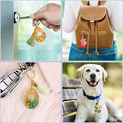 Alphabet Keychain Molds with Hole