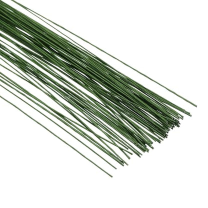 24 Gauge 16" Floral Stem Wire Paper Wrapped Iron Artificial 100Pcs