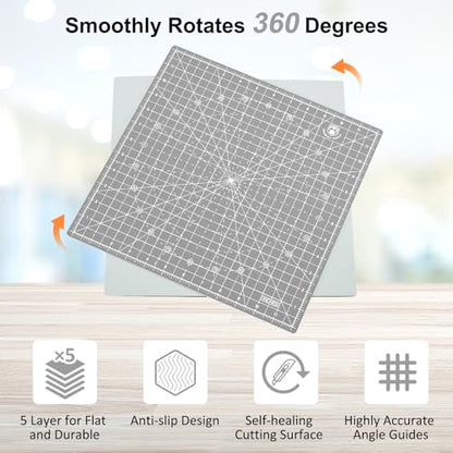 12"x12" Rotating Cutting Mat
