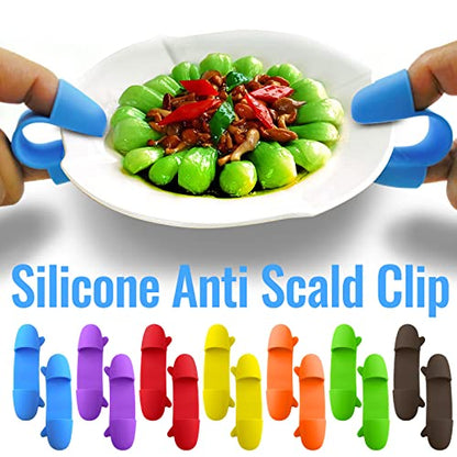 1 Pair Mini Silicone Finger Clip