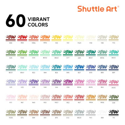 Automatic Ink Control Acrylic Paint Markers (60 Count)