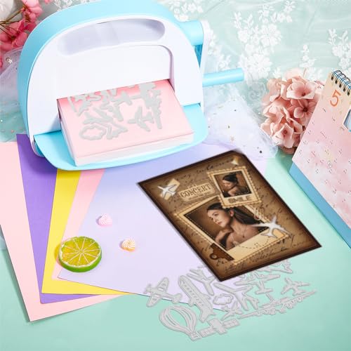 Airplane Cutting Dies for Card Making Hot Air Balloon Cut Die for DIY Scrapbooking Journal Embossing Paper Craft Decor