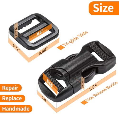5 8" Buckle and Strap Set