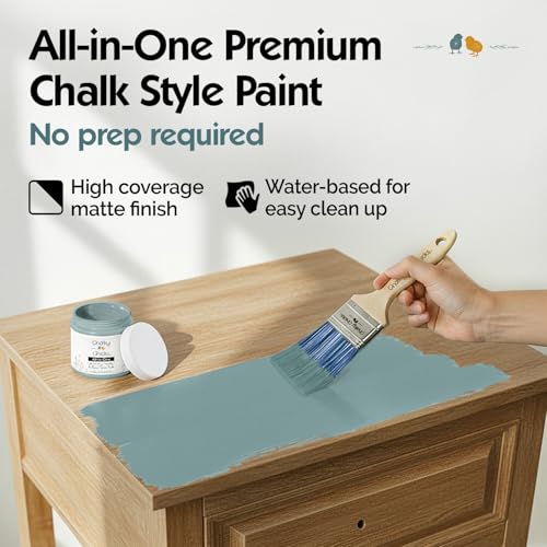 Stormy Seas 8 Fl Oz Chalk Paint for Furniture All in One