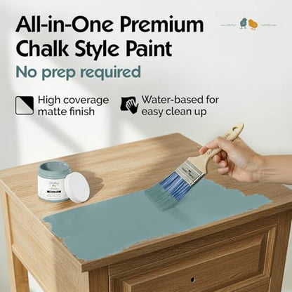 Stormy Seas 8 Fl Oz Chalk Paint for Furniture All in One