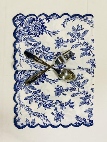 Hand Block Print Cloth Napkins (4 Count)