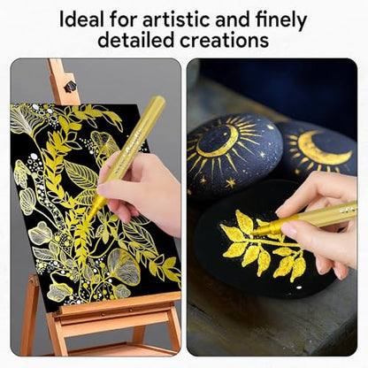 Acrylic Gold Paint Pens 2 (8 Count)