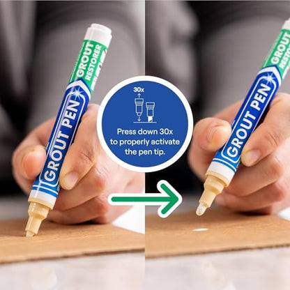 Grout Pen Cream Tile Grout Paint Marker Restorer