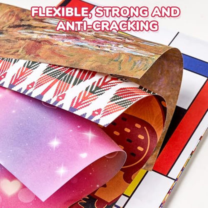 Modern Art Patterned Origami Paper (50 Count)