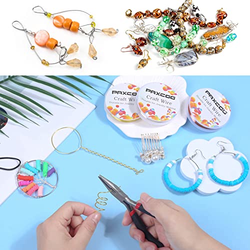 3 Pack Jewelry Wire Craft Wire 18 Gauge Tarnish Resistant Beading Wire for Jewelry Making Supplies and Crafting (45 Foot)