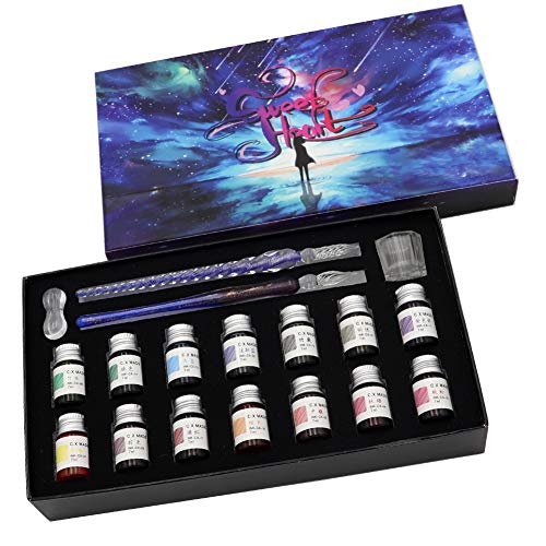 Glass Dip Calligraphy Pen Set (2 Count)