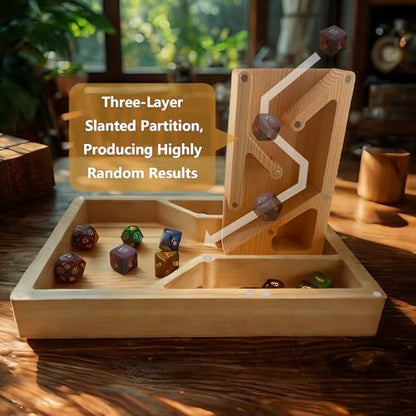 Wooden Dice Tower