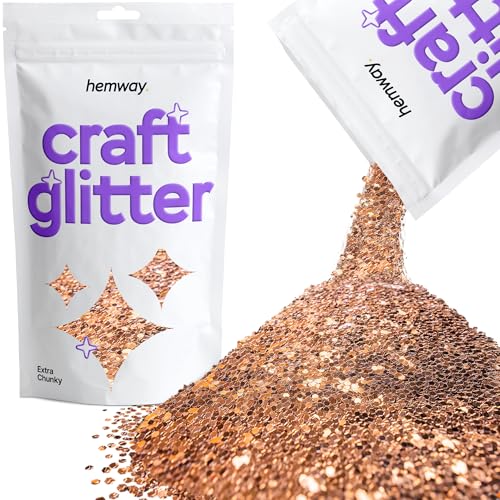 Craft Glitter Bronze Brown 100g Extra Chunky Glitter (3.5 Ounce)