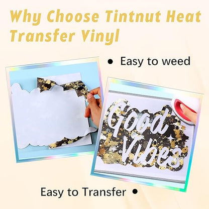 Black Gold Splash Heat Transfer Vinyl Roll