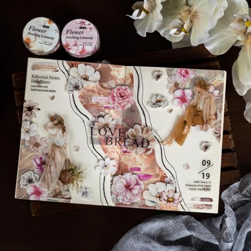 6 Rolls Floral Washi Tape Set