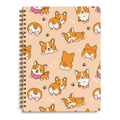 Corgi Spiral Notebooks