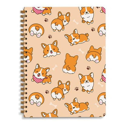 Corgi Spiral Notebooks