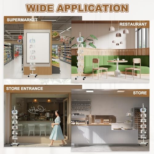 2Pack 6 Tier Rotating Greeting Card Rack (2 Count)