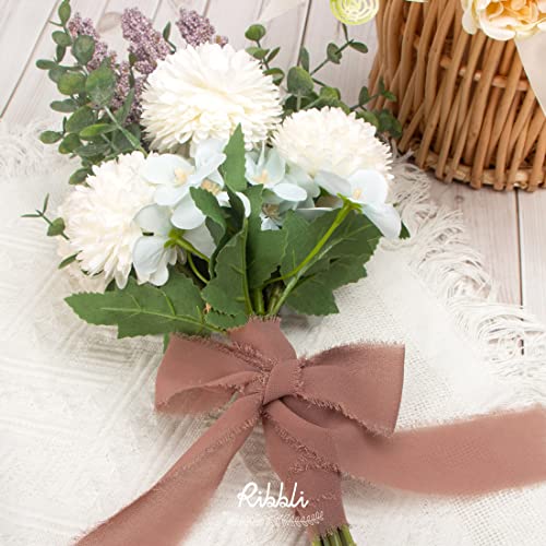 Antique Mauve Chiffon Ribbon 1 (60 Foot)