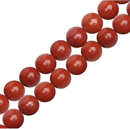 60pcs Adabele Natural Grade A Red Jasper Healing Gemstone 6mm (0.24 inch) Round Loose Beads Gem Stone Spacer for Craft Jewelry Making GF33-6