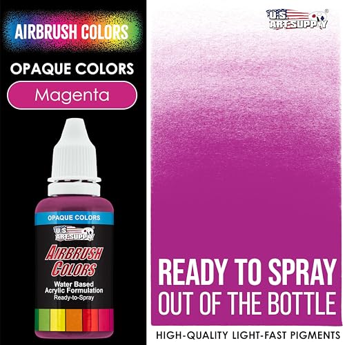 Opaque Magenta Acrylic Airbrush Paint