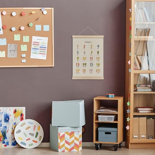 Cute Numbers Alphabet Poster Hanger Frame