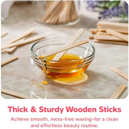 4.5 Inch Wooden Craft Popsicle Sticks [1000 Count]