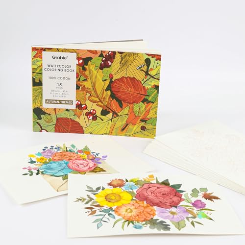 Watercolor Coloring Book