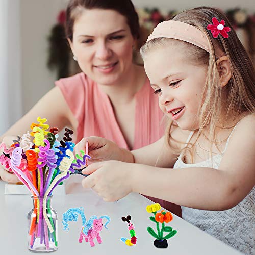 360 Pieces Pipe Cleaners 40 Assorted Colored Chenille Stems