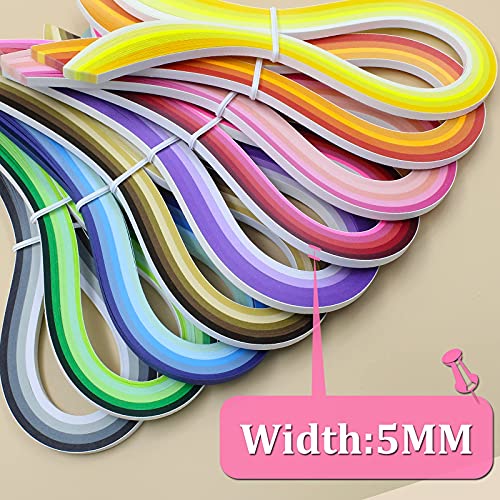 Multi Color Quilling Paper Strips Kits (900 Count)