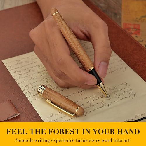 Luxury Wood Ballpoint Pen Writing Set
